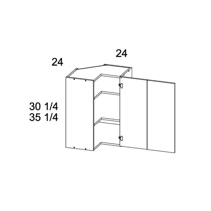 Palermo Gloss White Wall Easy Reach Cabinet