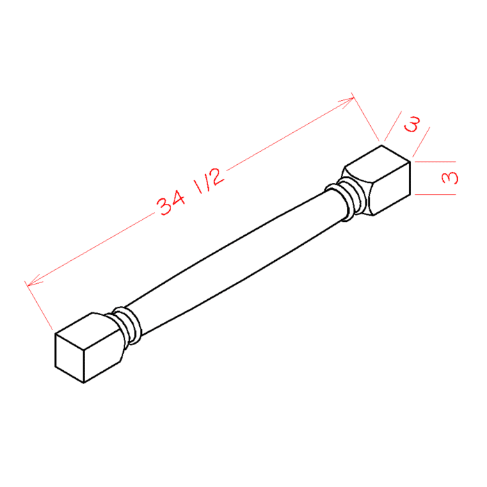 Shaker Honey Classic Decorative Leg