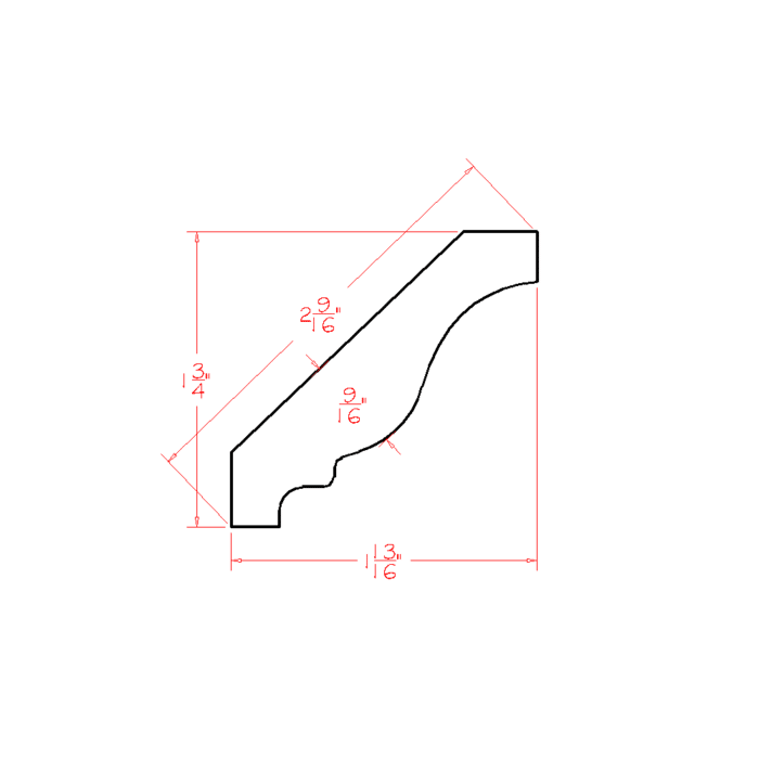 Casselberry Saddle Crown Moulding