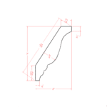 Shaker Grey Decorative Crown Moulding