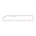Oxford Toffee Furniture Base Moulding