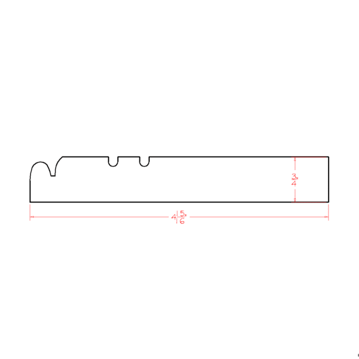 Oxford Sage Furniture Base Moulding