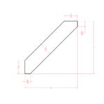 Oxford Toffee Large Angle Crown Moulding