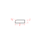 Shaker Navy Scribe Moulding