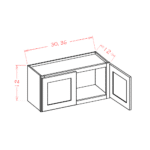 Shaker Dove Bridge Cabinet