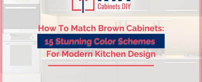 How To Match Brown Cabinets: 15 Stunning Color Schemes For Modern Kitchen Design
